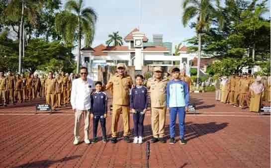 47 Atlet SSB Ikuti Tiga Kompetisi Internasional, Dilepas Wakil Bupati Karawang