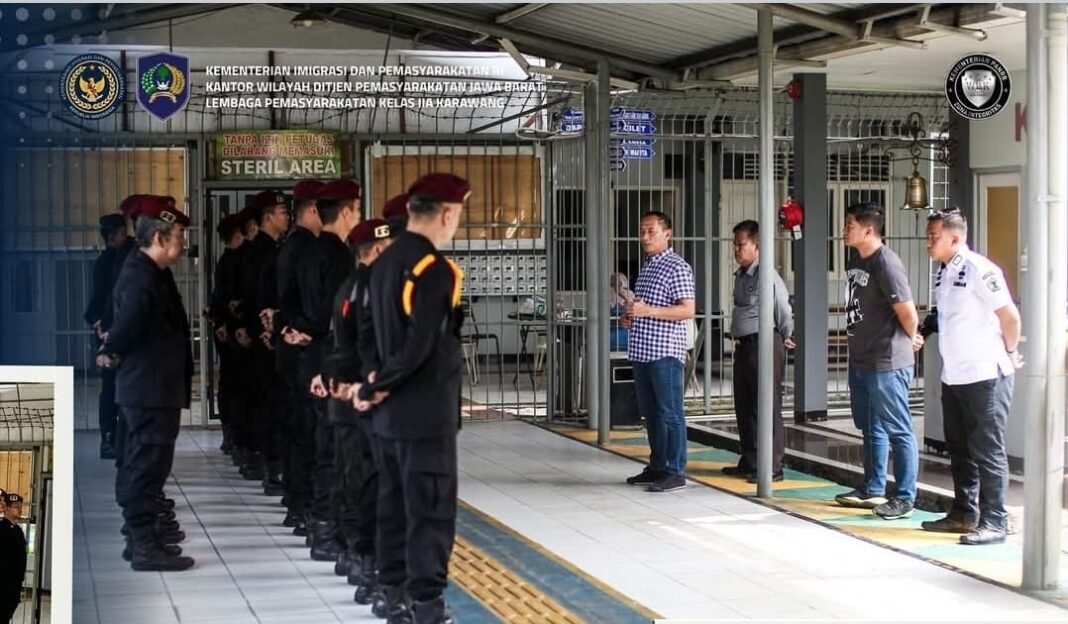 Kusnali Pastikan Layanan Lapas Karawang Tetap Berjalan di Hari Libur