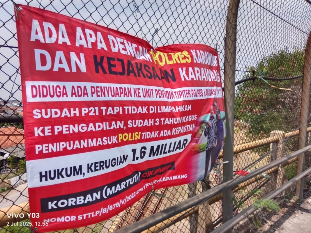 Sudah P21, Tak Disidangkan: Penanganan Kasus Penipuan di Polres Karawang Disorot Publik