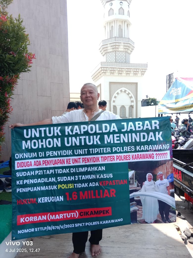 Berkas Sudah P21, Keadilan Masih Tertahan di Polres Karawang?”