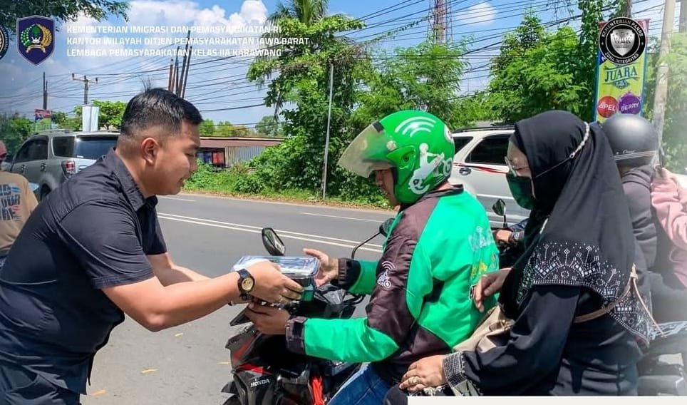 Dukung PHTC Presiden, Lapas Karawang Gelar Sabtu Berkah Berbagi