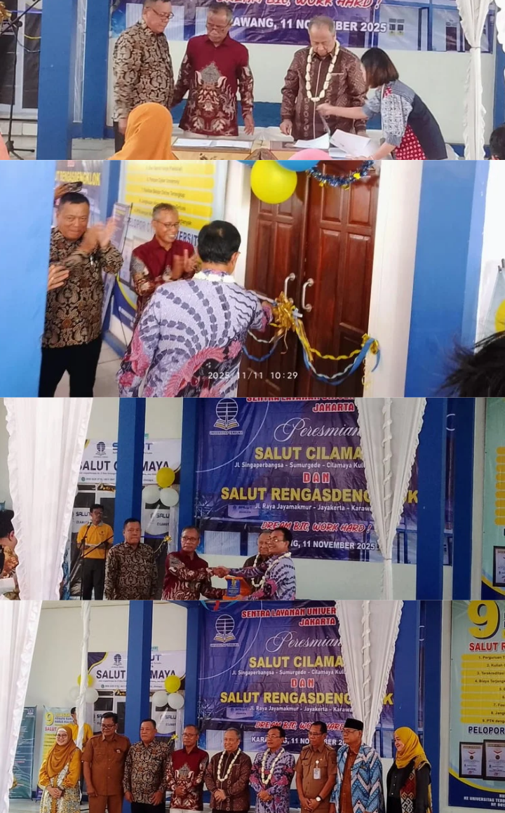 Universitas Terbuka Jakarta Resmikan Dua SALUT Baru di Karawang